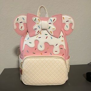 Disney Loungefly Ice Cream Sundae mini backpack